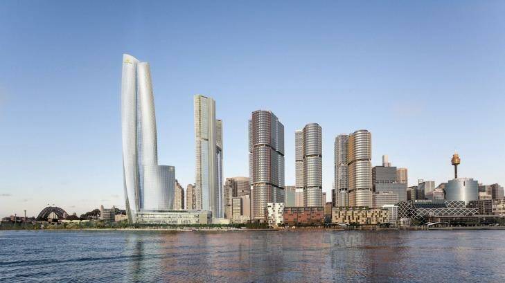 Controversial: An artists impression of the proposed Barangaroo VIP casino.