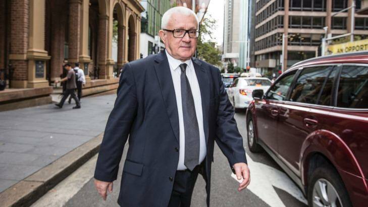 Ron Medich has pleaded not guilty both to Michael McGurk's murder and the subsequent intimidation of his widow, Kimberley. Photo: Jessica Hromas