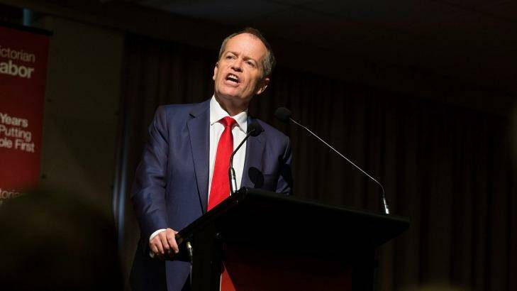 Australian Labor Party leader Bill Shorten at the ALP state conference. Photo: Paul Jeffers