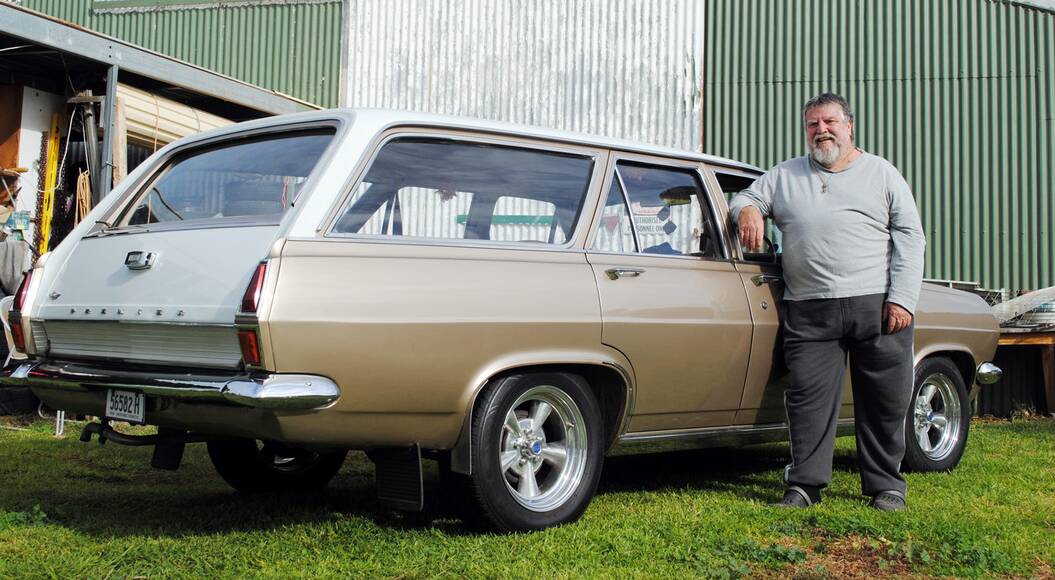 Jacko Kendall with his impressive 1966 HR Holden Premier Station Wagon - one of many of his Holdens.   