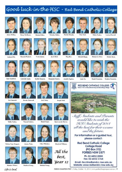 Good Luck for the 2014 HSC