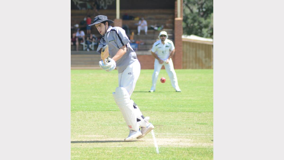 Alec Bateson tucked this ball around the corner for Bowling Club.
Photo: Renee Powell 0314cricbfinal_8974