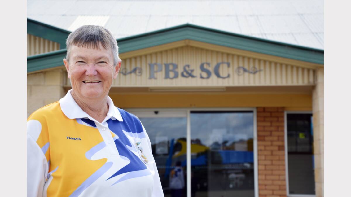 President of the Parkes Bowling and Sports Club, Liz Byrne - first female president.