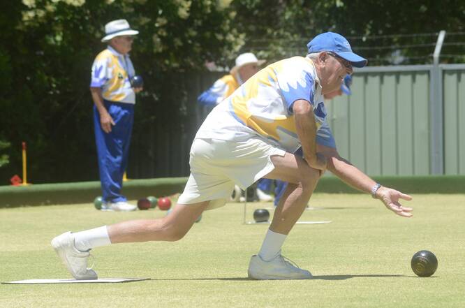 Ted Wright was in fine form at the Parkes Bowling and Sports Club.
Photo: Renee Powell 1214Bowls_5954
