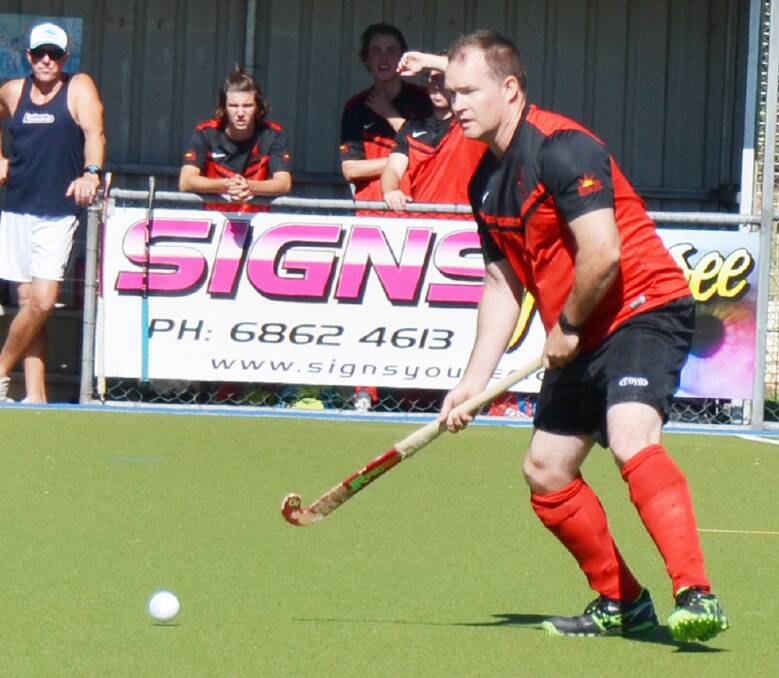 The experienced Ben Hawken is returning from a hamstring injury for United tomorrow. 				Photo: Jenny Kingham 0416Hockey_0952