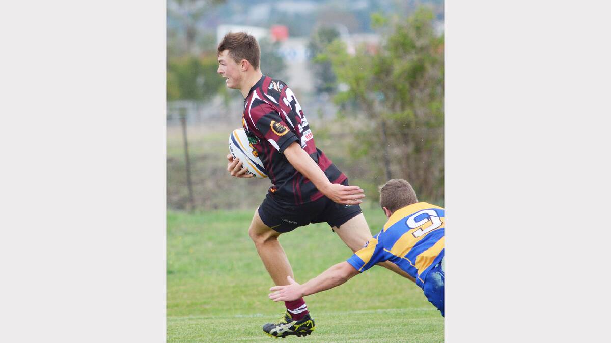 Parkes Boars’ Riley Byrne will be a key player in the Central West Baby Bulls Rowlands Cup title defence. sub