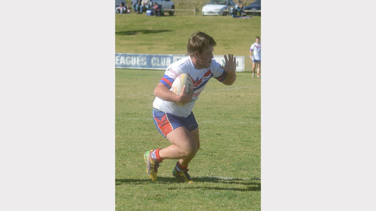 Toby Tanks put in a fine performance for the Parkes Spacemen last Saturday. sub