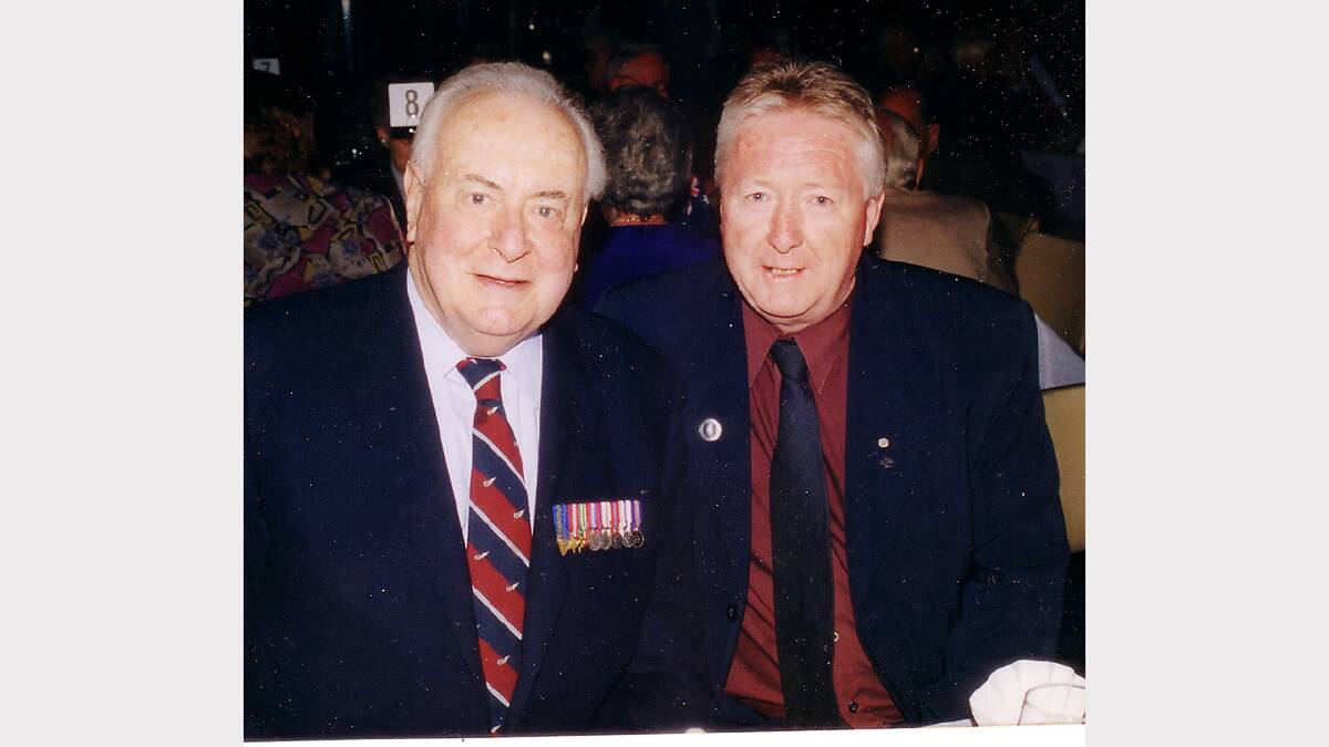 Last visit - Mr Whitlam and Mr Greenwood, still looking good at the Airforce base reunion in Parkes 10 years.  Mr Greenwood was MC for the occasion and said it was a highlight to be seated with the former PM.
