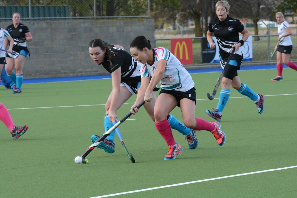 ON TARGET: Kelsey Willott was one of five goalscorers for Bathurst City in their 5-0 win over Lithgow Zig Zag on Saturday. Photo: PHILL MURRAY 052816pcity5