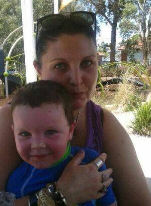 Stacey Docherty and her son, Seth. Photo: Facebook
