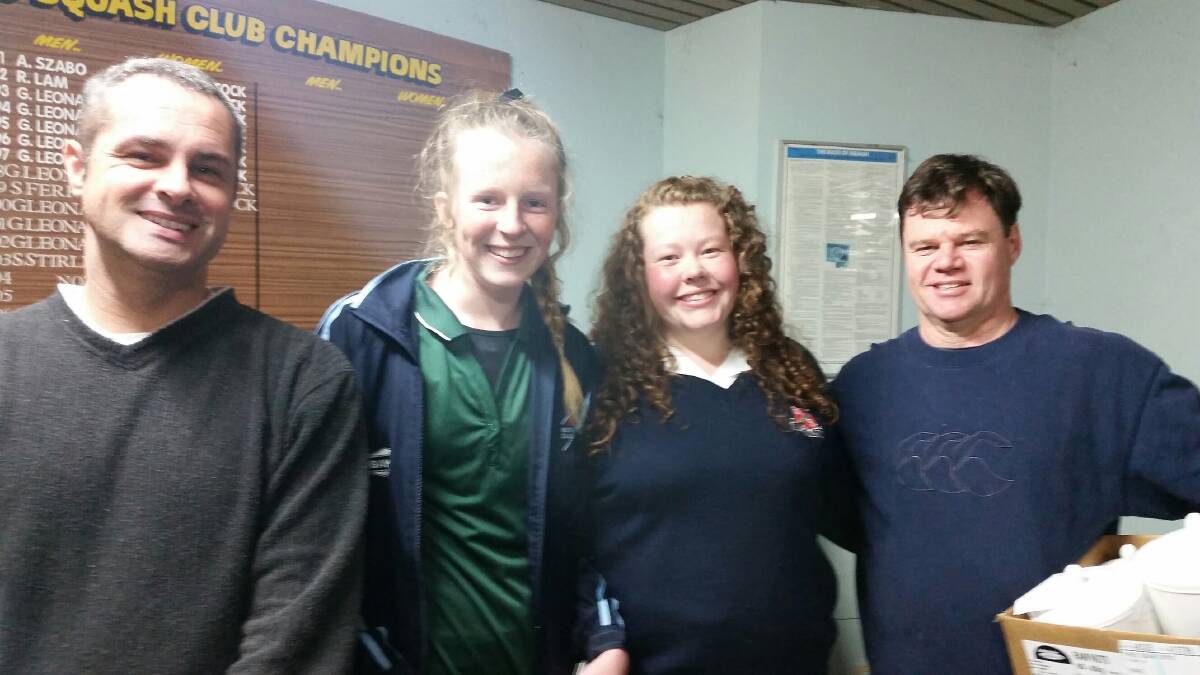 Members of the A Grade winning Kings team are Richard King, Katie Healey, Shanna Nock and Craig Smith. sub