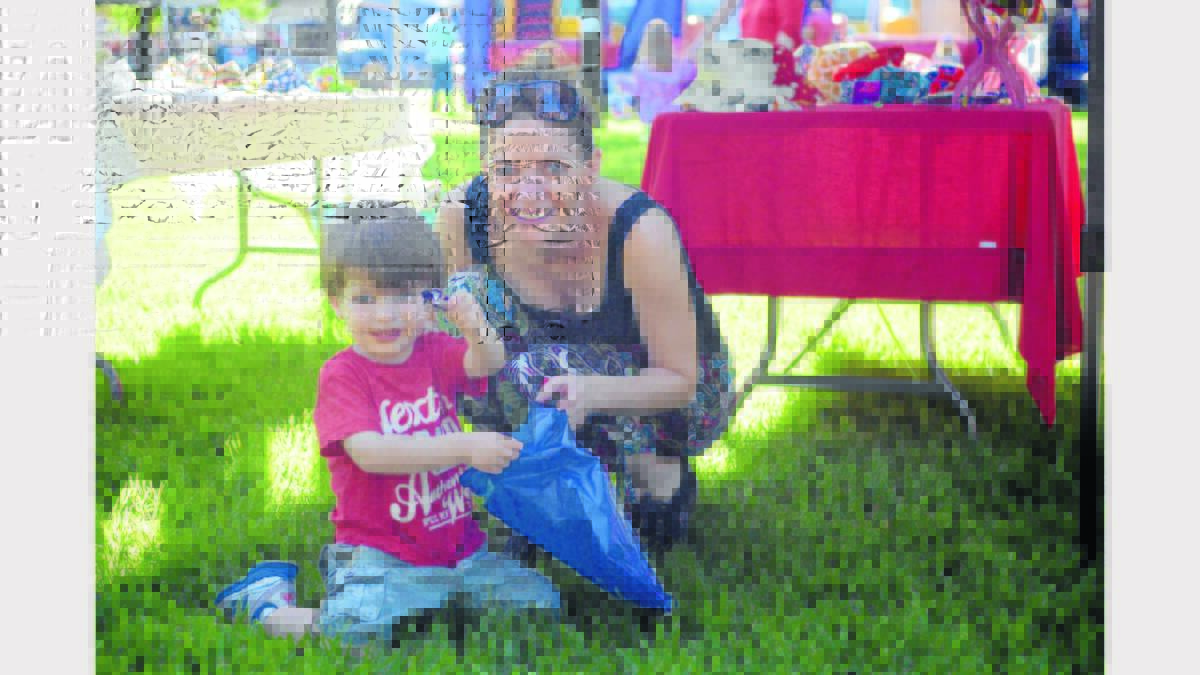 Pictured are scenes from the Chamber of Commerce Upmarkets held in Cooke Park which also featured an Easter Egg hunt for the kids.