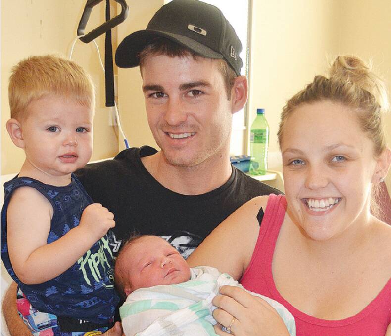 The babies who featured in the Parkes Champion Post in 2015