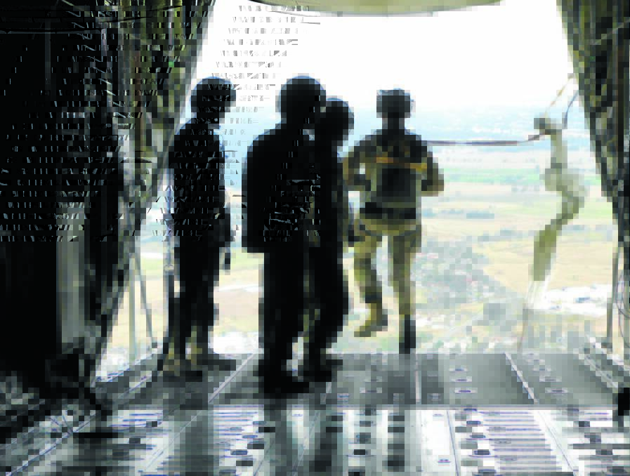 Australian Defence Force and United States servicemen are conducting parachuting and land mobility training around Parkes, finishing this Sunday.