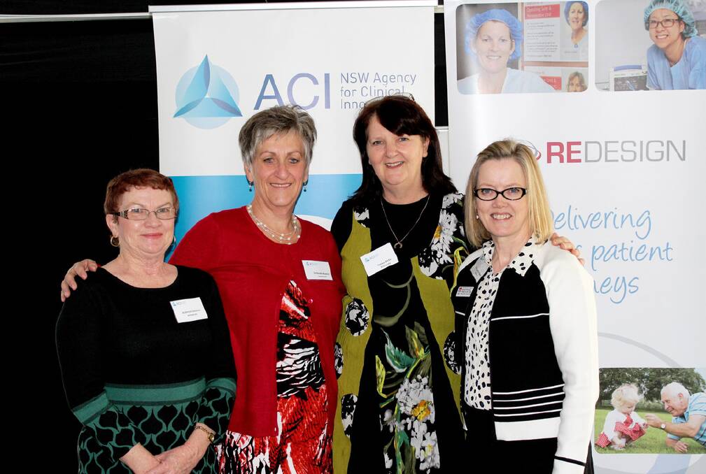 Lachlan Health Service has been recognised at a ceremony in Sydney for its commitment to improving patient care in NSW. Their project “Care to Come Home” (CaTCH) is a new Model of Care being introduced at Forbes and Parkes Hospitals. Pictured after the ceremony are Western NSW Local Health District’s Kathryn Gleeson, Deborah Hunter, Lorna Dicks and Margaret Mitchell.