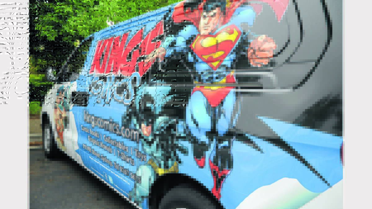 The Kings Comics van.