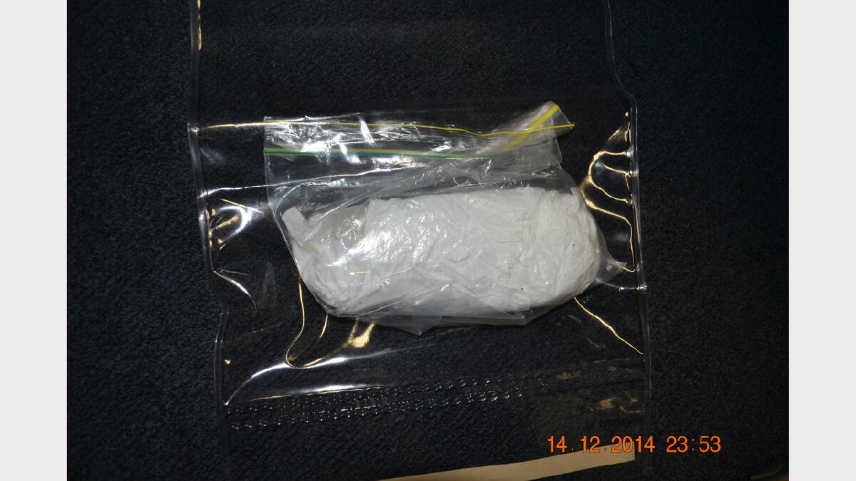 The 97.3 grams of methamphetamine seized by Police have been sent to Sydney for analysis. Photo: Parkes Police.