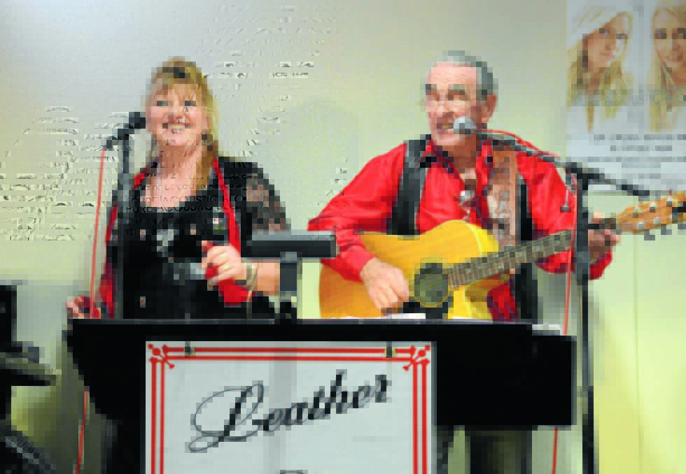 ‘Leather and Lace’ duo Narelle Miel and Neil Coreyv will entertain the crowds.
Photo: Renee Powell 