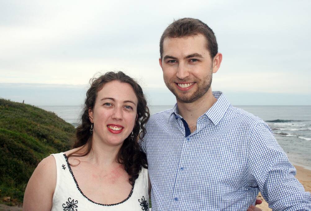 Engaged, to be married early in 2015, Laura Abbey and Ben Wood.