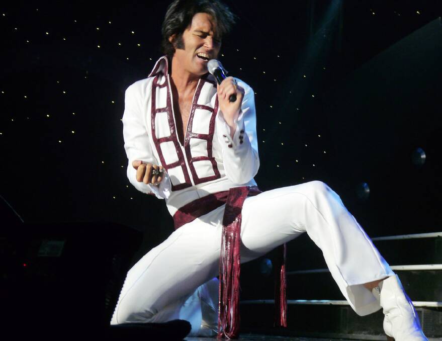 U.K. Elvis tribute artist Pete Storm here for Elvis Festival in 2015.   