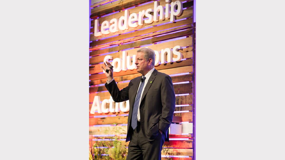 Former US Vice President, Al Gore.