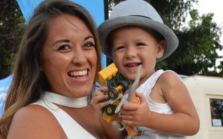 The Parkes Elvis Festival has become a special event for Anita Bot and her 22-month-old son Braxton Bourke, who learnt to walk at last year's festival.