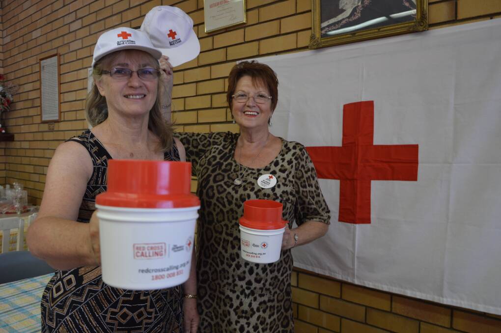 ANSWER THE CALL: Alison Dixon and Allison Howlett will join other Red Cross volunteers in accepting donations from the public between March 27 and 31.