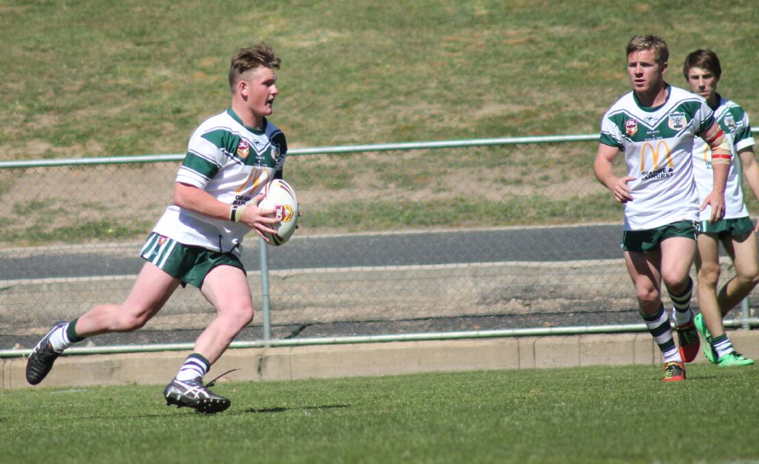 PARKES: Spaceman Ethan McKellar from Parkes was part of the Western Rams team that took on FIRLA.