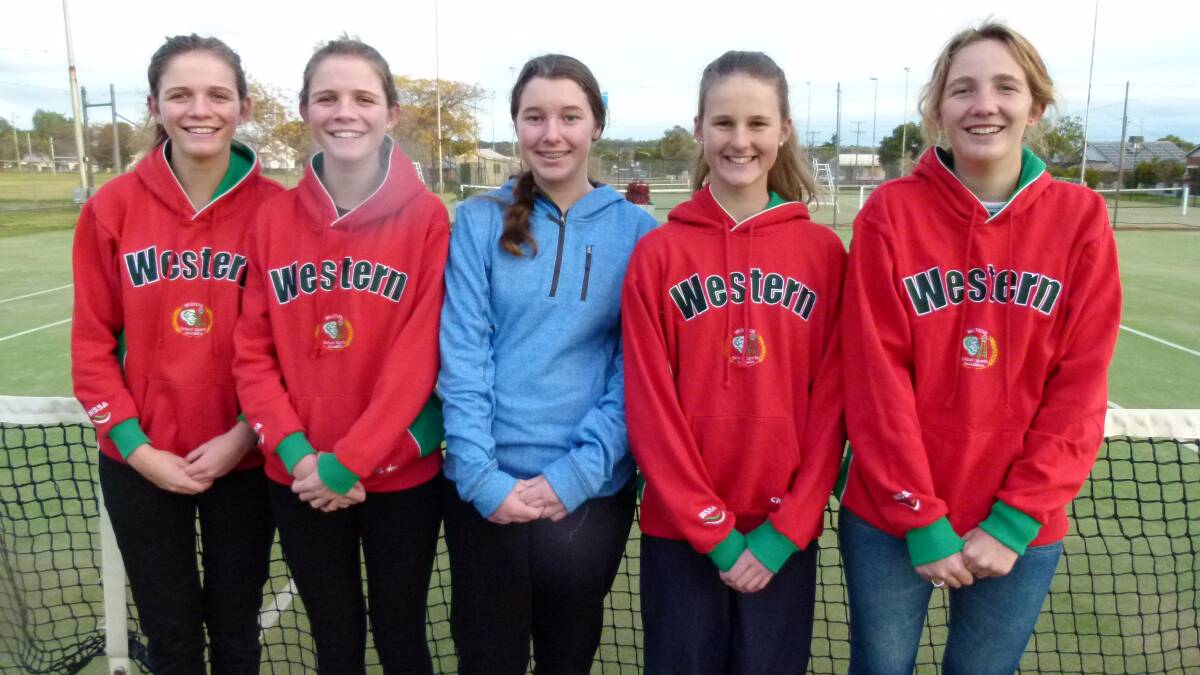 Hannah and Phoebe Potts, Kayla Swetland, Holly McColl and Yasmin Potts have gone one better than the boys by all five being selected for the Western team.