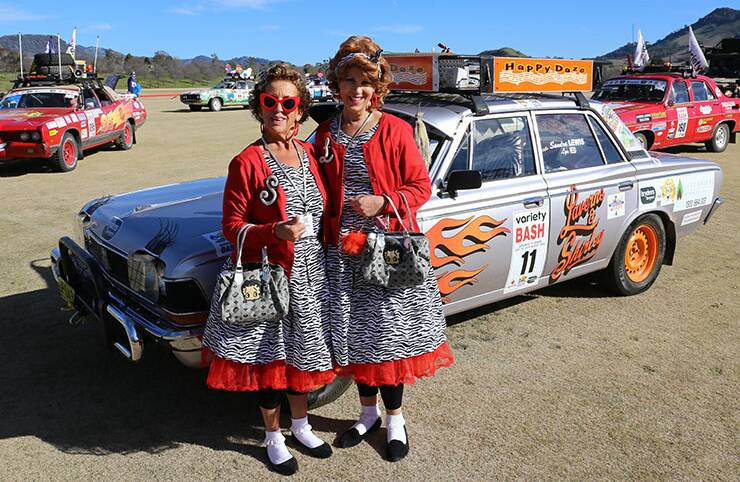 COMING SOON: A colourful cavalcade of 80 Variety Bash cars will descend on Bogan Gate Public School on Monday.