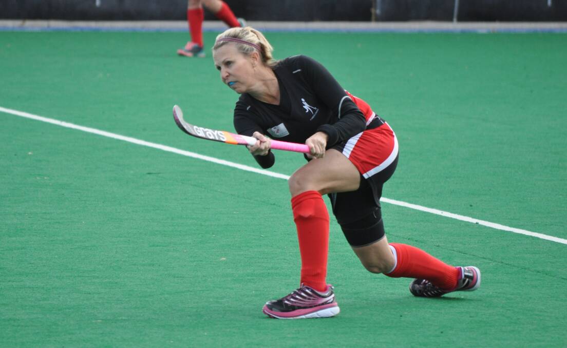 DIVISION 1: Australian Masters representative Denise Gersbach will be joining her Over 35s Division 1 team - Parkes 1 - in defending their state title on the weekend. Photo: Nick McGrath