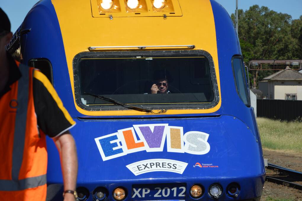 EXPRESS: The Elvis Express transports up to 400 passengers from Sydney to the Parkes Elvis Festival ever year.