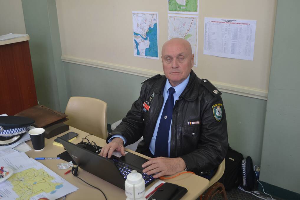 COUNTRY SPIRIT: Chief Inspector of Lachlan Local Area Command Nick Weyland pictured at Forbes Council Chambers on Thursday. Photo: Denis Howard.