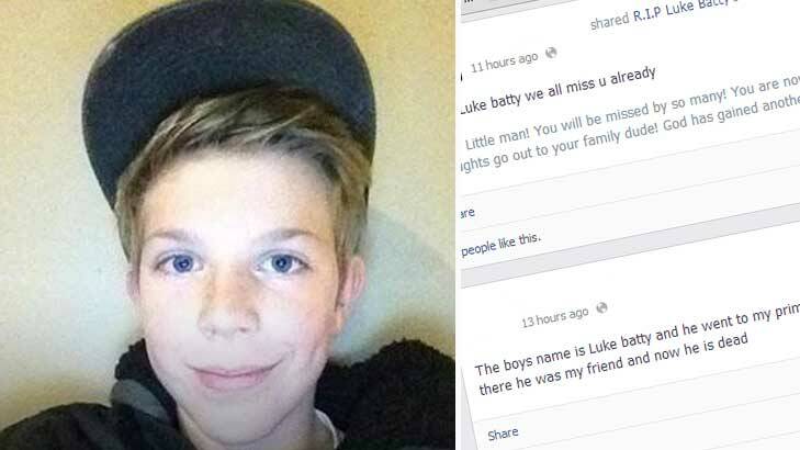 Tributes flow: Luke Batty, 11, was killed by his father. Photo: Facebook