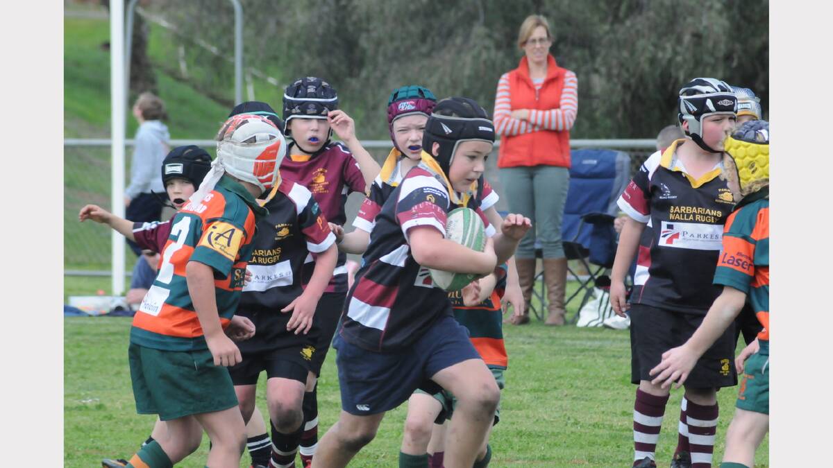 More than 450 Wallarugby players enjoyed the Parkes Gala Day. Photo: Renee Powell
