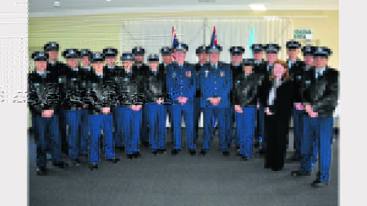Lachlan Local Area Commander, Superintendent Chris Taylor hosted police and emergency service personnel from throughout the district for the annual New South Wales Police Force medal and award ceremony. Photo: Bill Jayet.