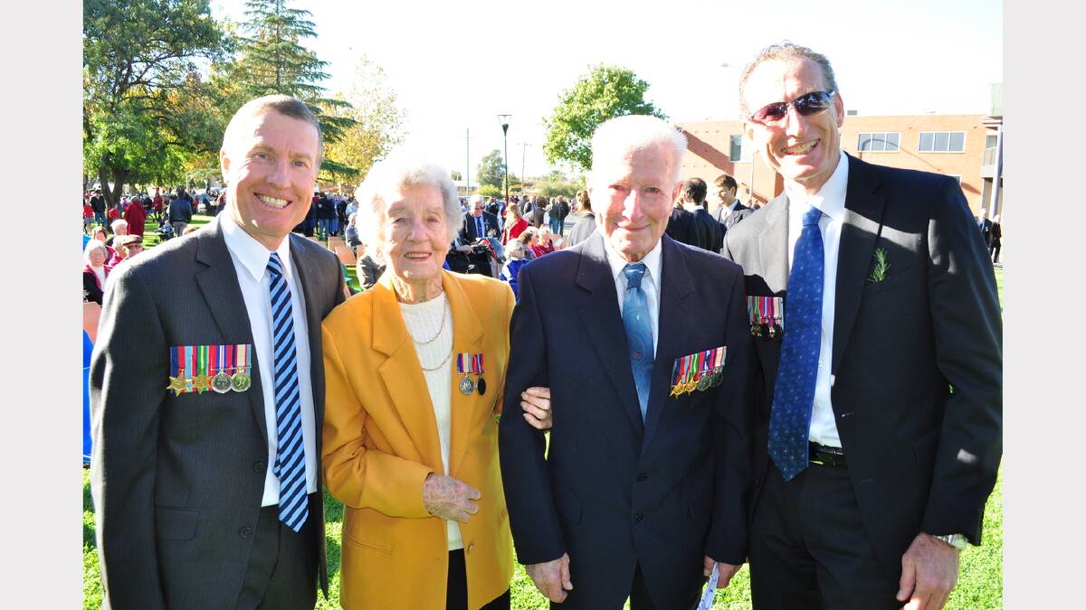 Anzac Day celebrations in Cooke Park. Photos: Bill Jayet