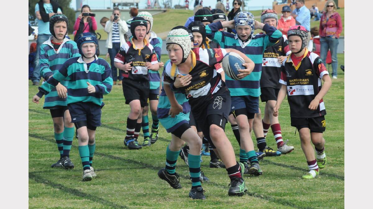More than 450 Wallarugby players enjoyed the Parkes Gala Day. Photo: Renee Powell
