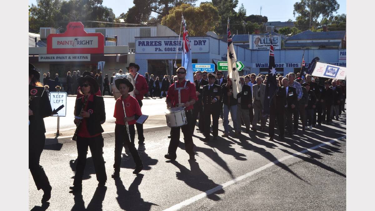 Scenes from the Anzac Day March. Photos: Bill Jayet