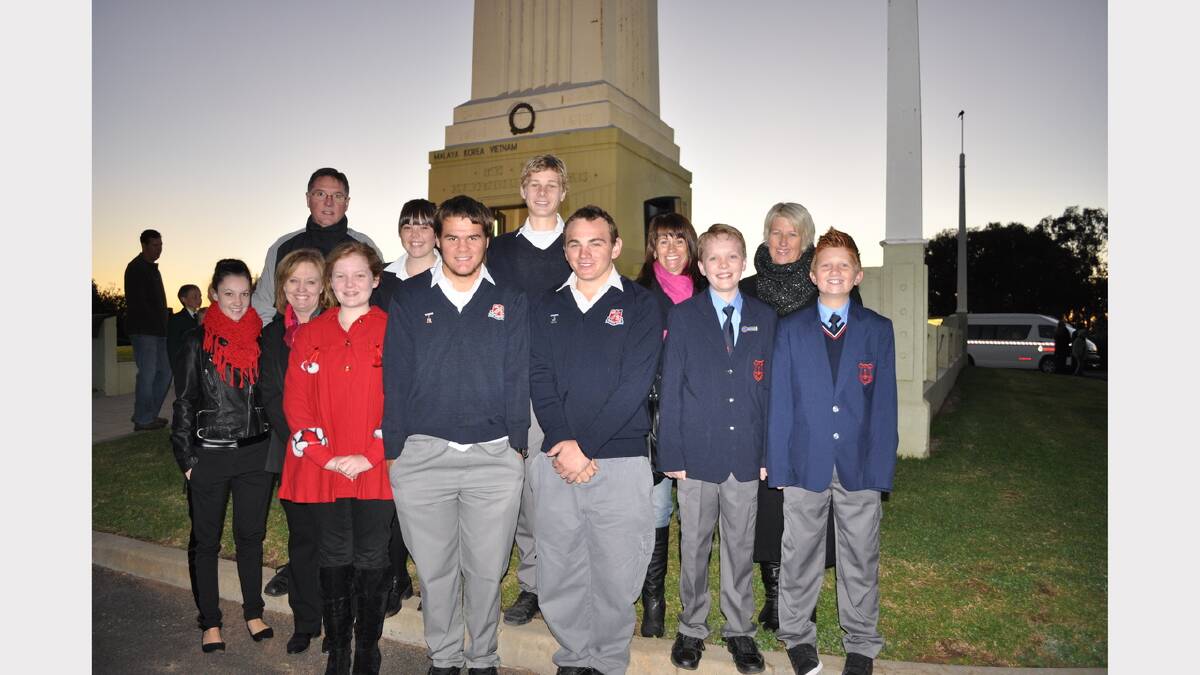 Scenes from the dawn service on Memorial Hill, Parkes. Photos: Roel ten Cate