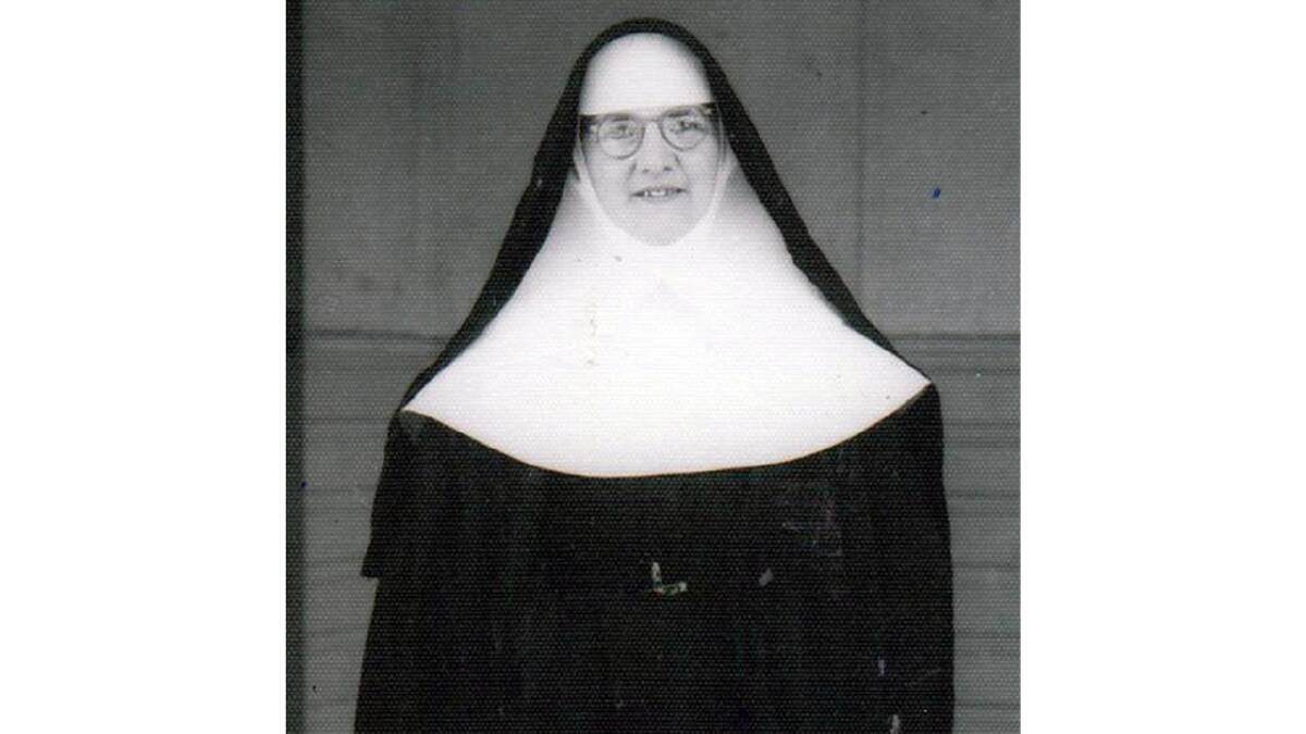 A young Sister Florence when she took her vows in 1943.