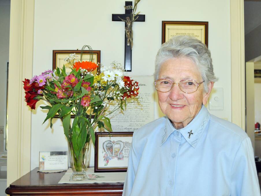 Sister Florence Kinsela is celebrating 70 years of religious profession as a Sister of Mercy. Photo: Barbara Reeves