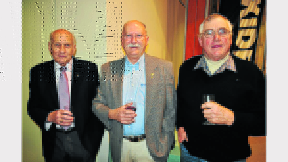 Arnold Byrne, David Hughes and Peter Thompson. 