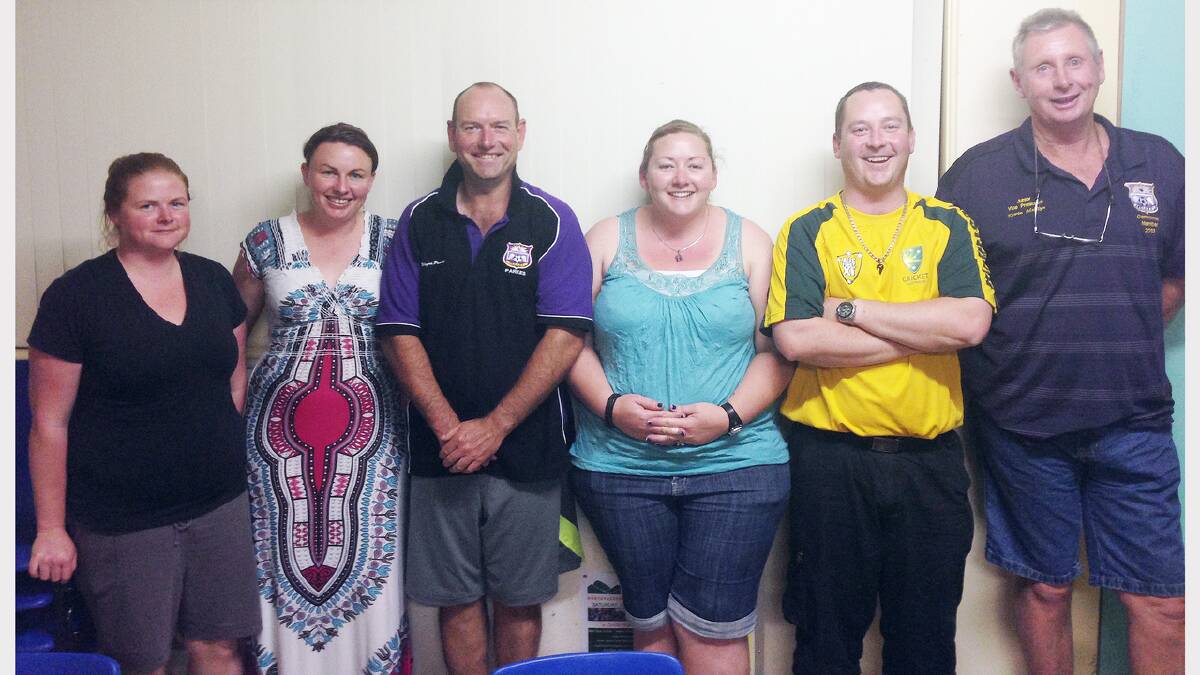 The 2014 Parkes and District Amateur Soccer Association committee consists of from left - Vanessa Edwards, Shirley Edwards, Wayne Pearce, Kristy Fletcher, Scott Lowe and Kevin Medlyn. sub
