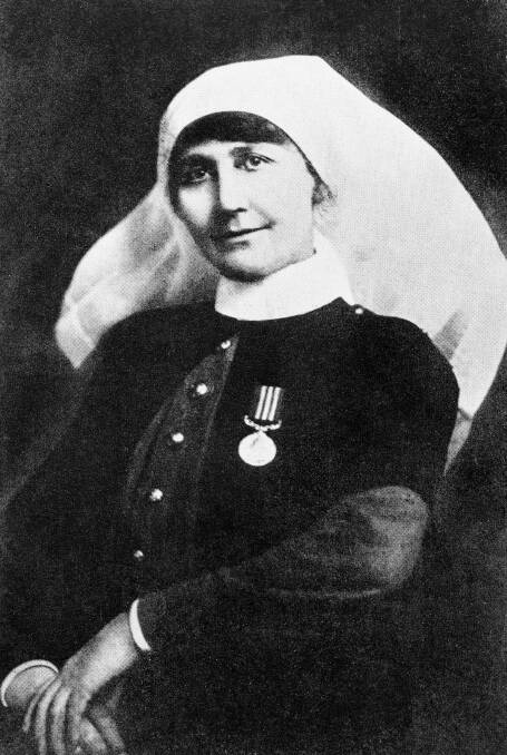 TENACIOUS: Sister Pratt with her Military Medal. Photo: AWM P05664.001