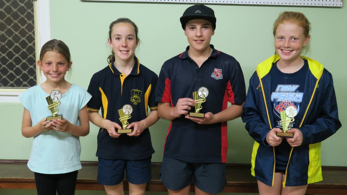 Runners-up in junior competition: Tia Dunn, Georgie Coote, Koby Wirth, Molly Kennedy. The junior competition finished last week, congratulations to all players for a great season.