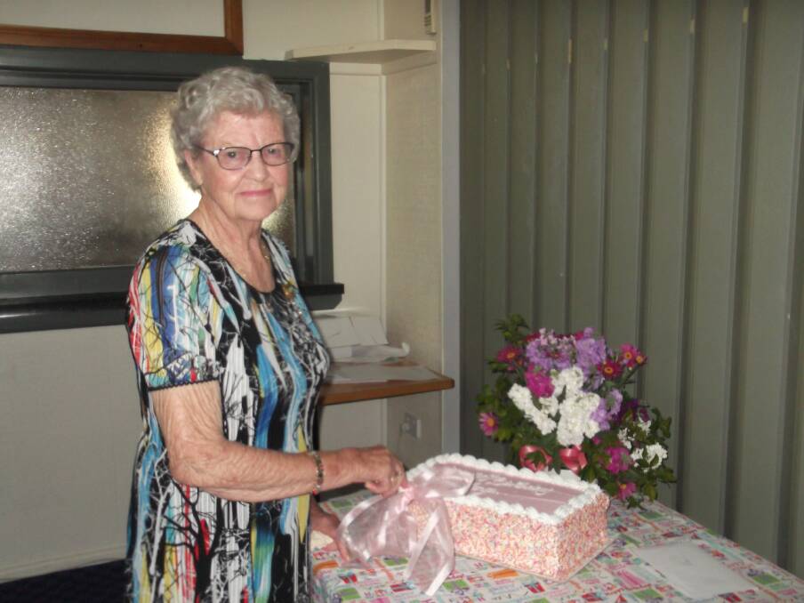 Ladies Bowls: A very happy birthday to Moya Wade who is celebrating her 90th Birthday.