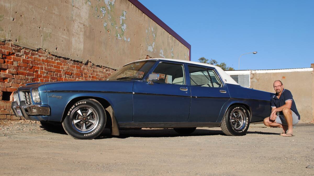 1972 HQ Statesman De Ville: A search for his ideal car, taking up to five years, led Dave to Parkes. Photo: Jeff McClurg