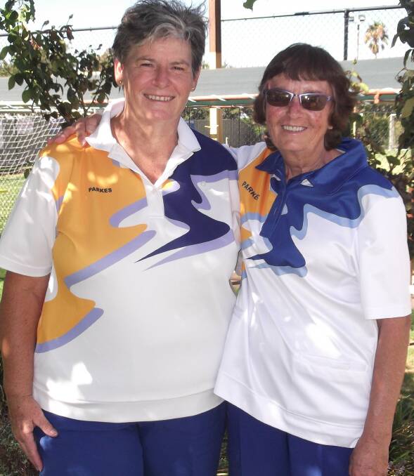 Ladies Bowls: Club Championship Singles winner Maree Grant and runner up Cherie Frame.