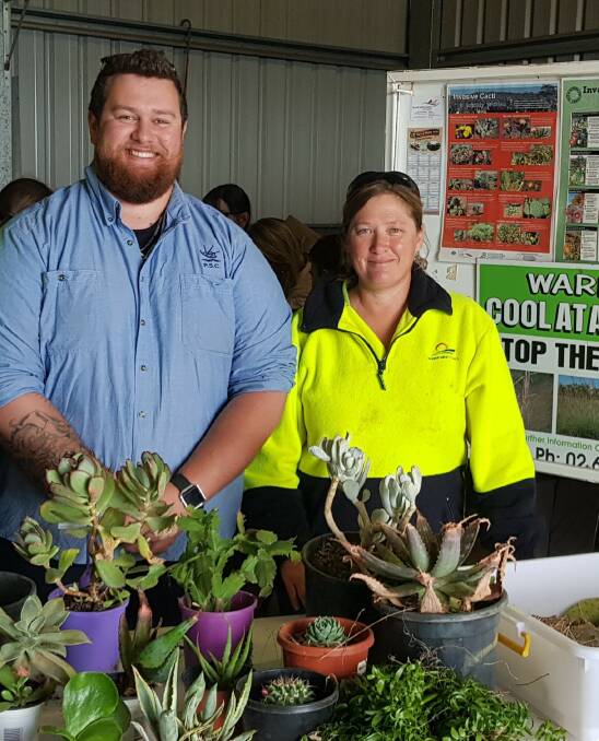 Central West Livestock Exchange: Parkes Weeds Officer, Kane Davison and Forbes Weeds Officer, Tina Smart, two of the many speakers at next weeks two Day Seasonal Crossroad Forums.